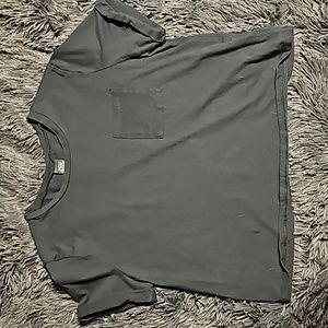 Gray cropped tshirt Medium